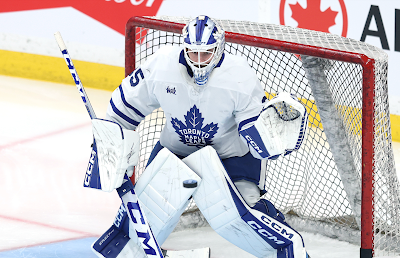 Toronto Maple Leafs goaltender Dennis Hildeby
